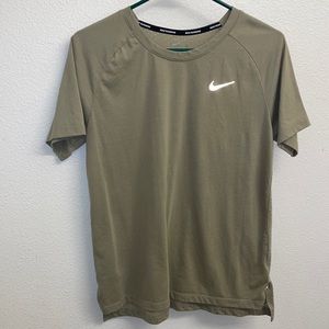 Olive Green Nike Running Tee